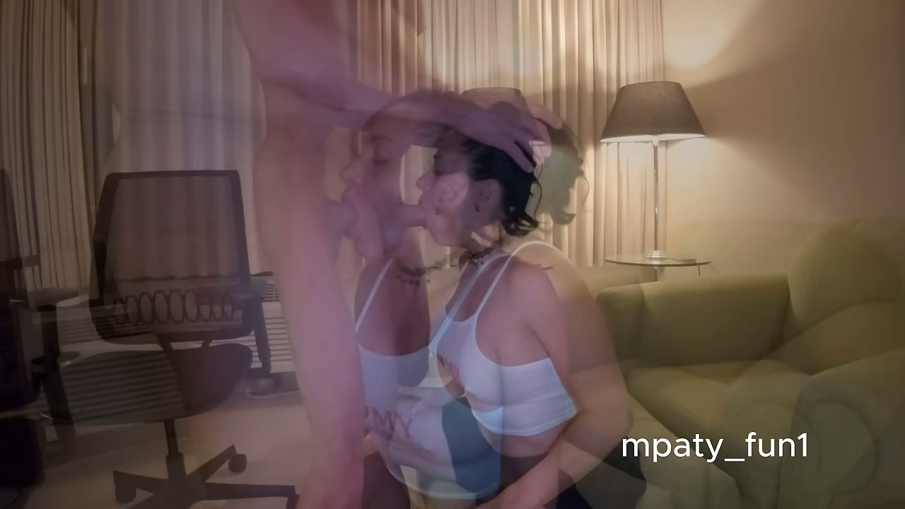 My friend&rsquo_s wife sucks my dick in a hotel