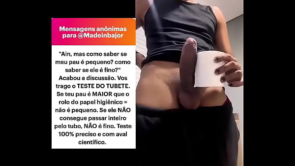 concordam com o TESTE DO TUBETE?sim eu tinha que testar, valeu madeinbajor pela sugestão