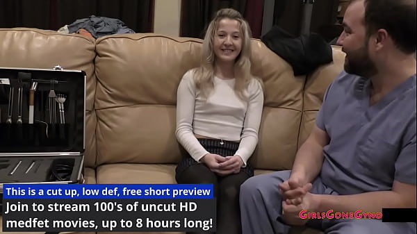 Stacy Shepard Gets 1st Gyno Exam Ever From Doctor Tampa and Nurse Jasmine Rose Watch This 18 Year Old Hottie Bear It All At GirlsGoneGyno Reup
