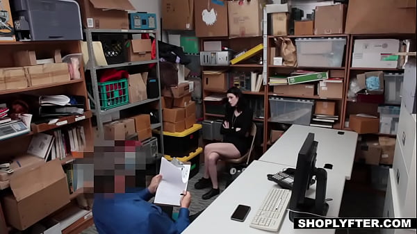 Download Video - Perky tits babe Ivy Aura gives a nice blowjob and gets her pussy nailed by pervert LP officer in LP office