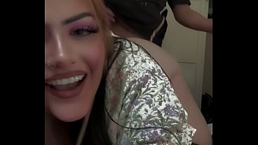 Thick Latina guerrita asks me to lift up her dress and fuck her hard