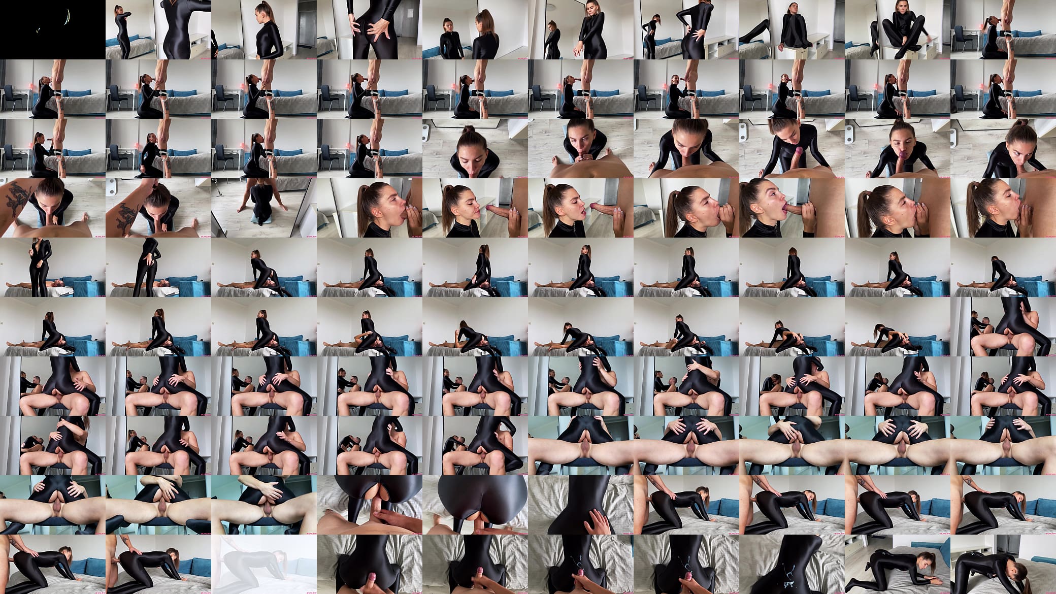 Sitting On His Face And Passionately Jumping On His Dick In A Spandex 预览图