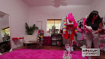 Cute Brunette Jena LaRose Shows Off Her Erotic Curves!