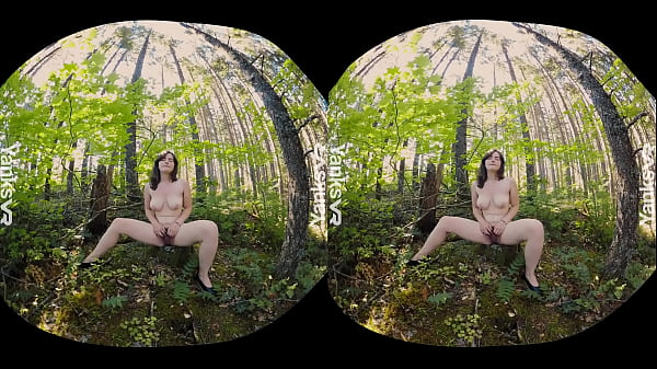 Busty Raven Snow Masturbating Outdoors