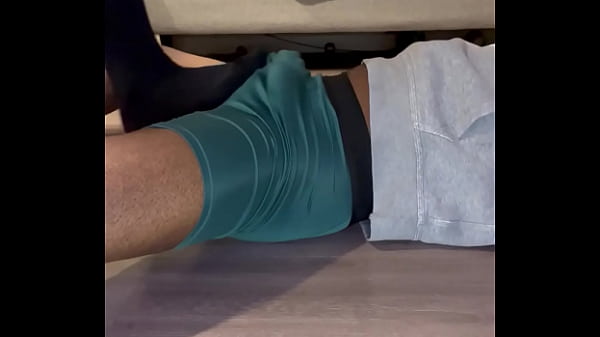 Caressing and Crushing hubby’s balls