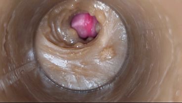 Precum in my pussy Camera In Vagina 4k