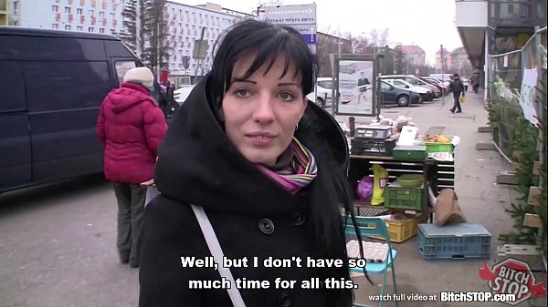 Download Video - Bitch STOP - Skinny Slovak brunette gets anal fucked