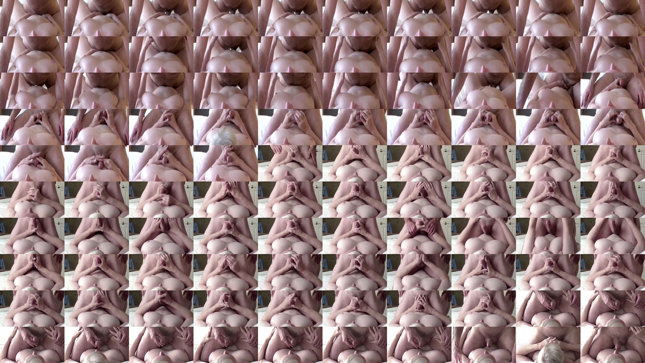 Chubby milf fucks missionary , strokes my dick and get gets covered with my hot cum 预览图