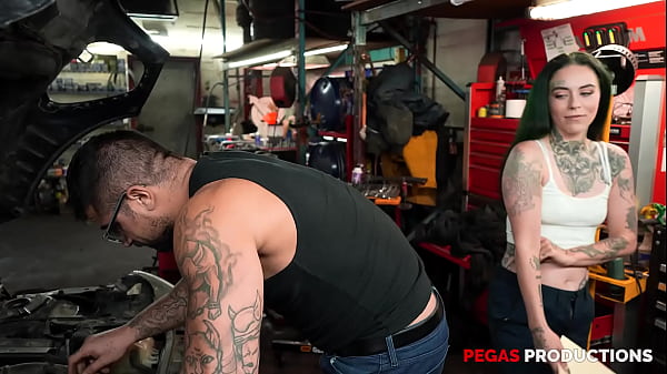Pegas Productions - Vanessa TheRock Gets Fucked by Her Mechanic Stepfather