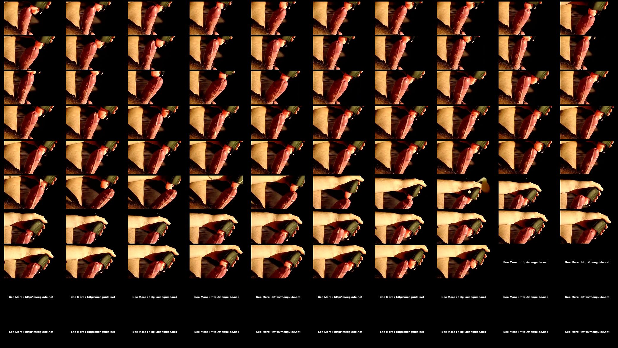 Masturbation ejaculation with sex toy. slow motion 预览图