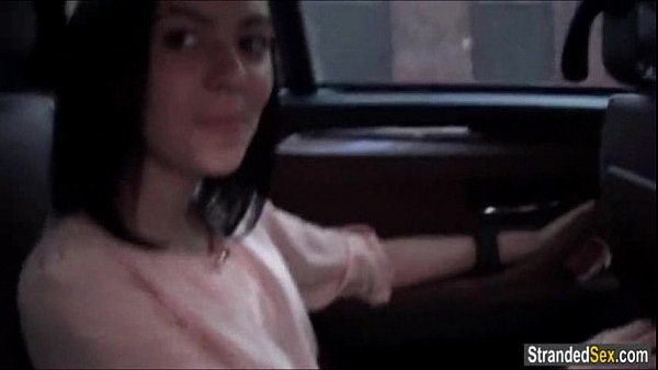 Euro teen Sheri Vi misses her flight but lands on a cock