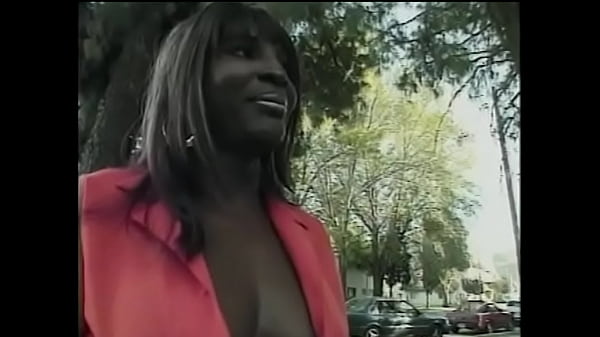 Download Video - Black beautiful tranny is ready to get naked and give a blowy outdoors