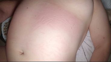 I grab my mother-in-law and ejaculate on her fat pussy while she picks up the clothes.