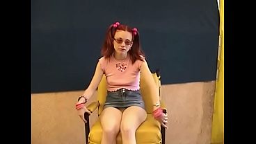 The teacher teaches a dumb little schoolgirl to suck