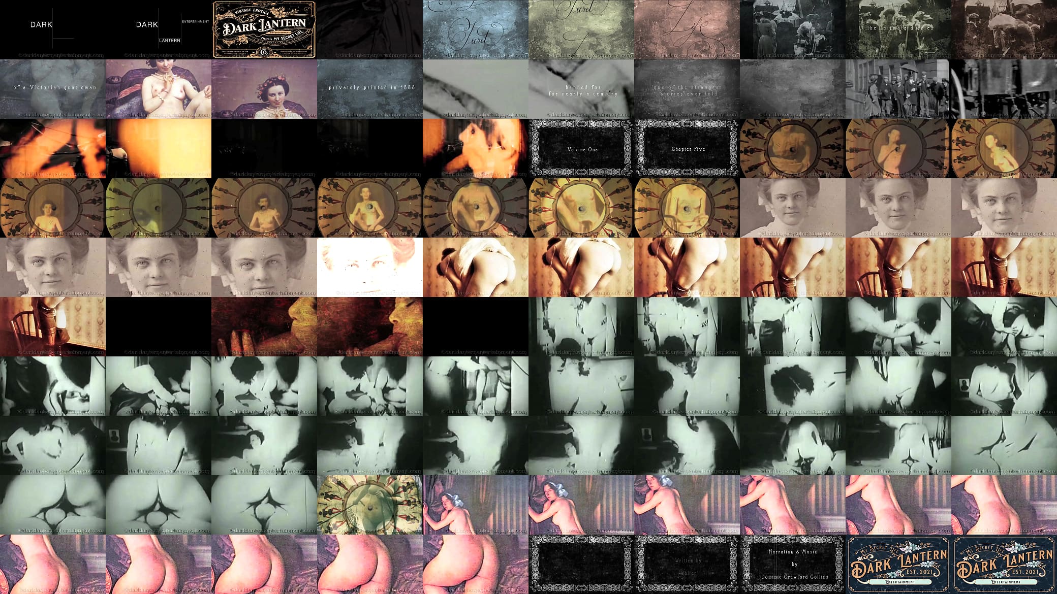 Dark Lantern Entertainment presents, My Secret Life, The Erotic Confessions of a Victorian English Gentleman 预览图