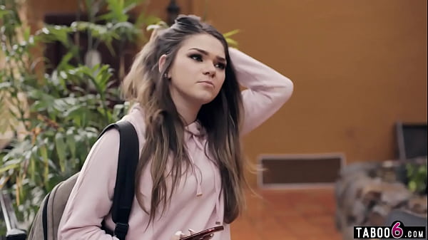 Teen tourist Athena Faris in an Airbnb in Germa...