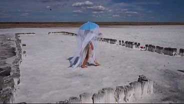 White Silence on Salt Lake Elton
