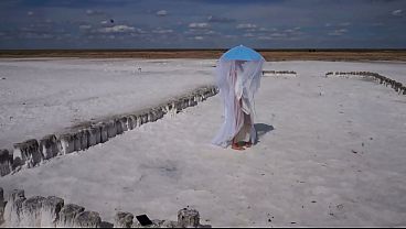 White Silence on Salt Lake Elton