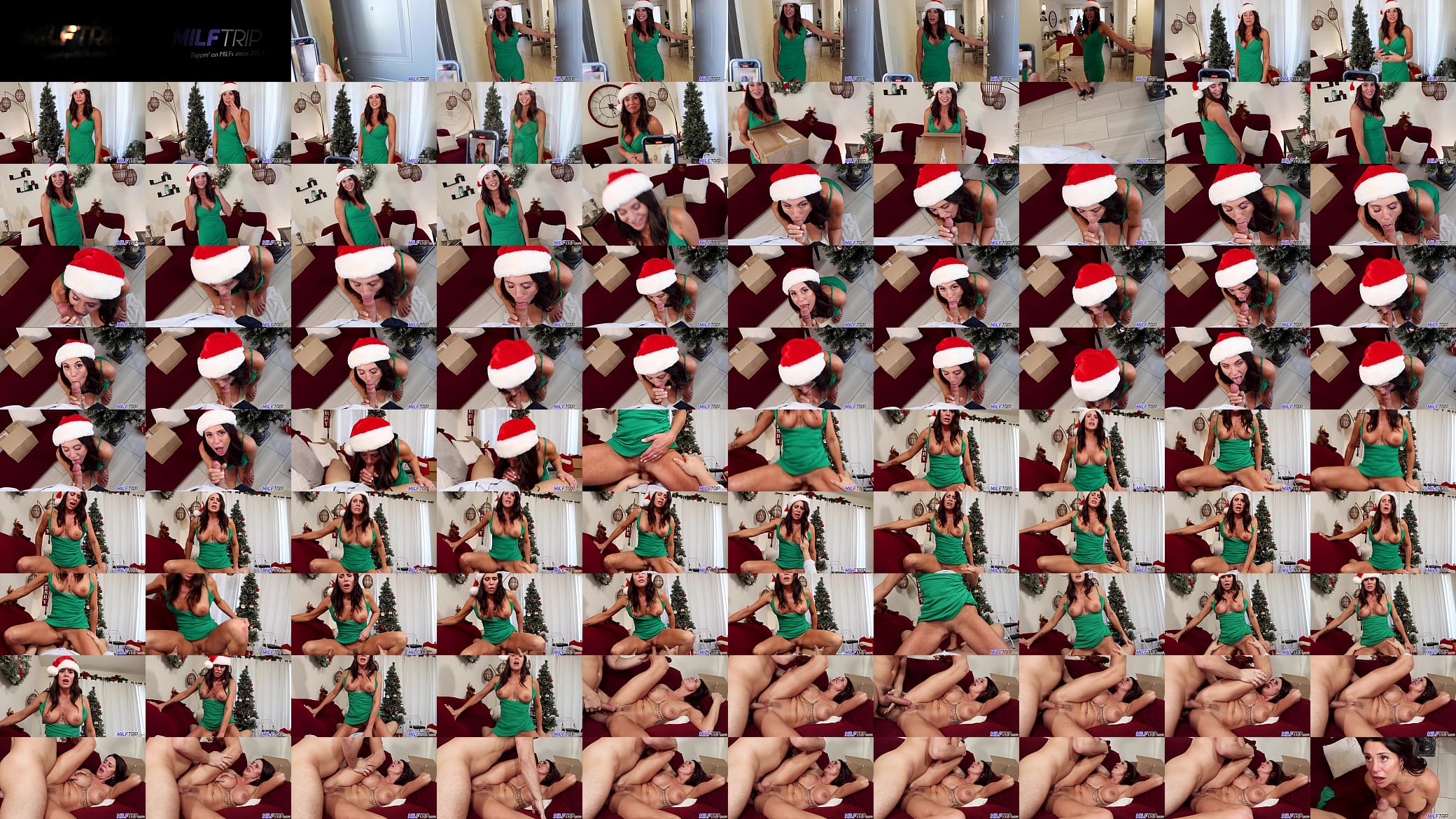 MilfTrip Huge Tit Lonley MILF Abby Somers Loves Cumming On Xmas 预览图