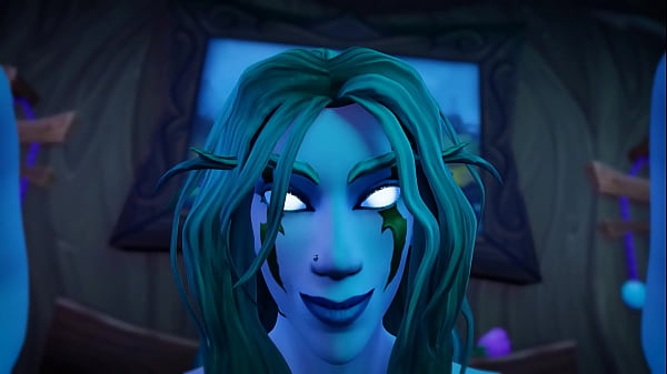 ASMR night elf from WoW romantic cowgirl sex wi...