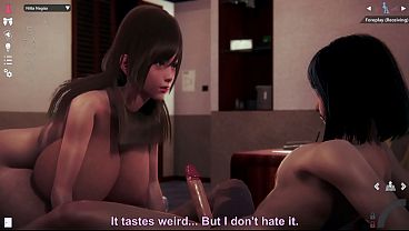 Busty 3D Honey Select Milf Nitta Nagisa With Huge Tits And Juicy Curves Gives Sloppy Handjob To Hard Cock – Sensual Cock Stroking, Ball Massage And Tit Rubbing Until Explosive Cumshot Finish