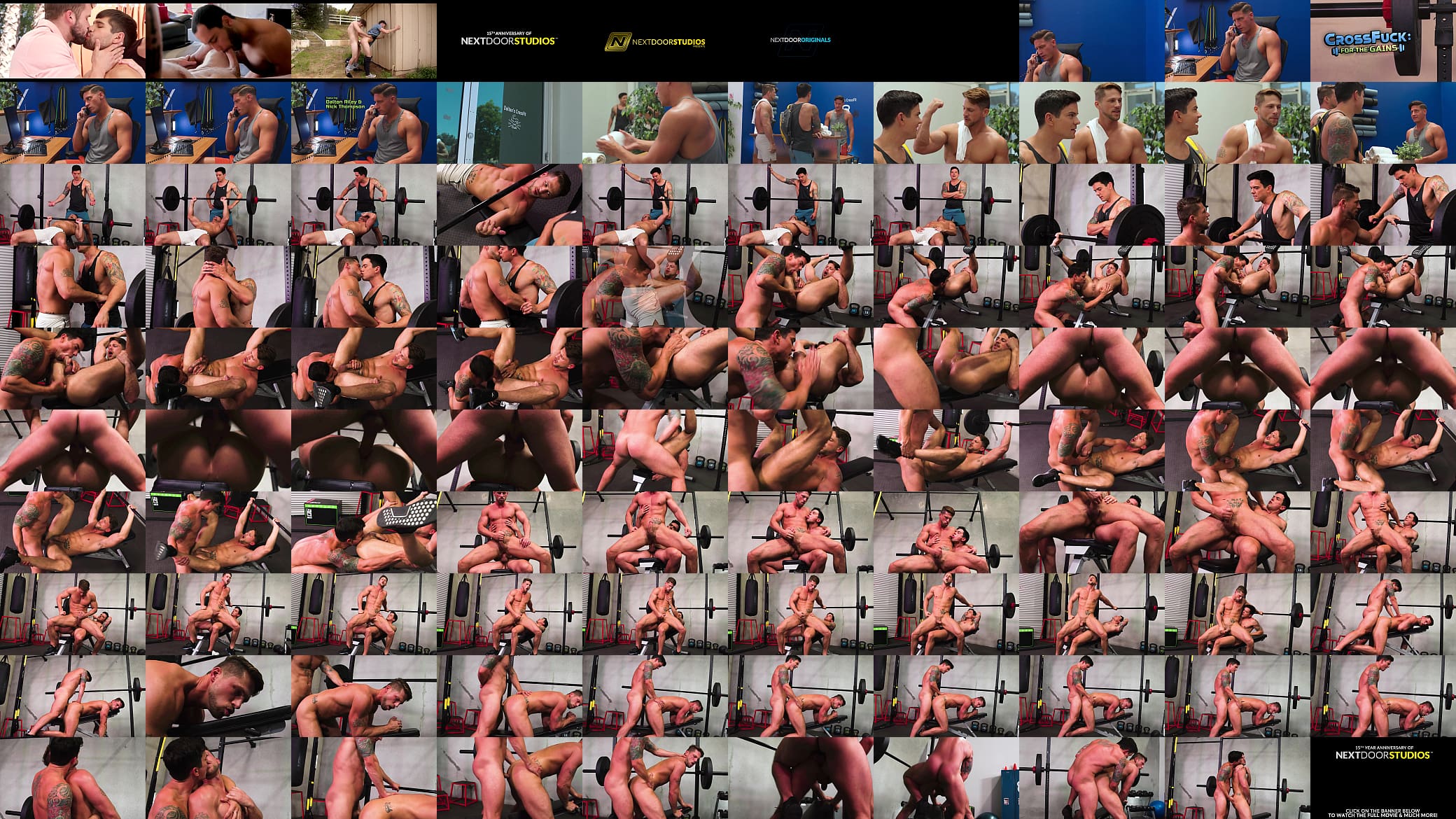NextDoorStudios - Two Muscle Jocks Work Out Each Other&#039;s Dick In Style 预览图