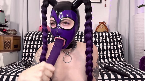 Latex Hood and Gaping Hole Dry