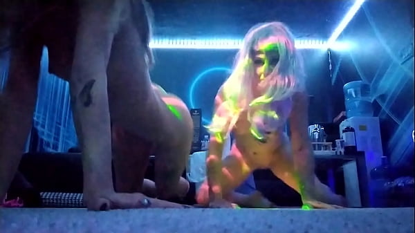 Tasia and Pamela Morrison Nude Techno Dancing Humping