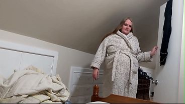 I almost creampied my stepmom but I pulled out and came on her panties!