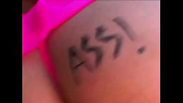 Asian slut asks to put something in her ass