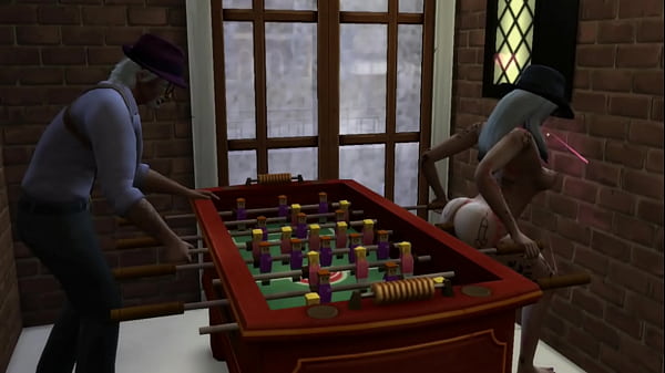 Jake and Gail playing a new game