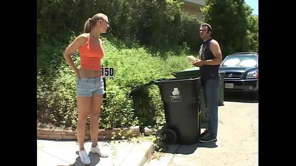 Giving a hot blowjob.