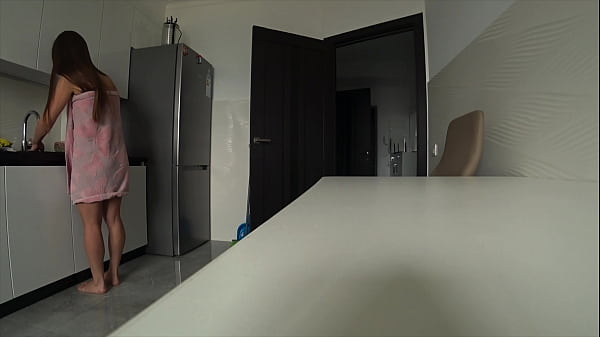 Download Video - Real Cheating&period; Wife And Husband's Friend Fuck In The Kitchen&period; Home Alone