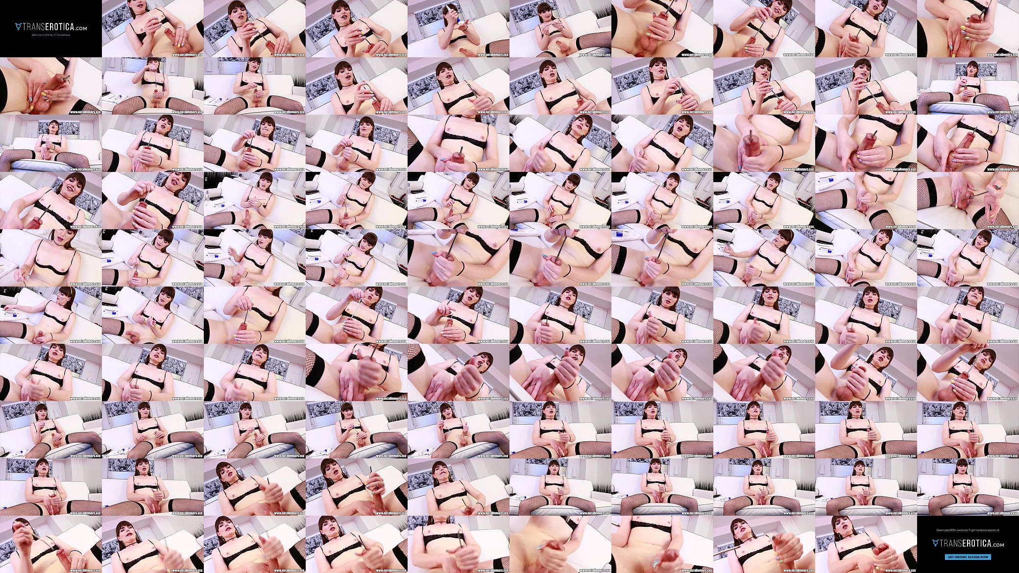 TRANSEROTICA TS Natalie Mars Stuffs Her Cock With Metal Rod 预览图