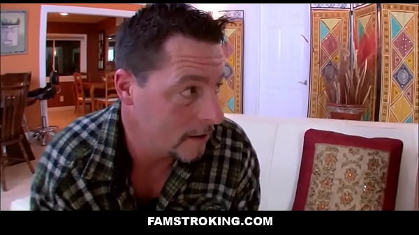 FamStroking - Cute Brunette Teen Stepdaughter Lets Stepdad Be Her First - Alison Rey, Jack Vegas