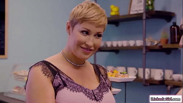 A busty milf eating stepdaughters pussy