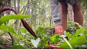 Daring Outdoor Piss Ritual in Park - Kinky Mary Drinks Everything
