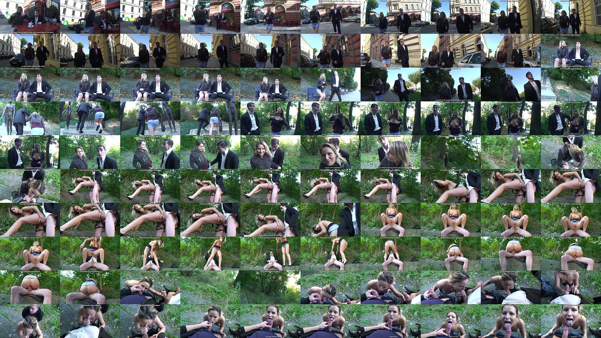 Outdoor sex scene with a blonde 预览图