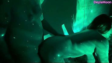 Real public sex in a nightclub