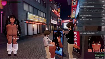 Secret Flasher Manaka - Free Use Exhibitionist Goes Downtown