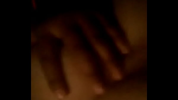 Friend playing with her breasts