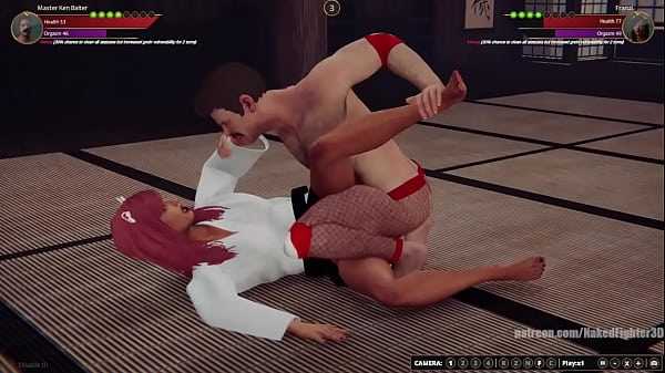 Master Ken Baiter VS Franzi (Naked Fighter 3D)