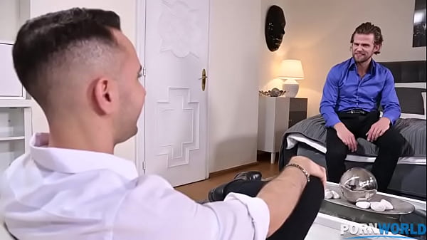 Sexy secretary Alyssia Kent bends over her desk for dirty doggy threesome GP1318