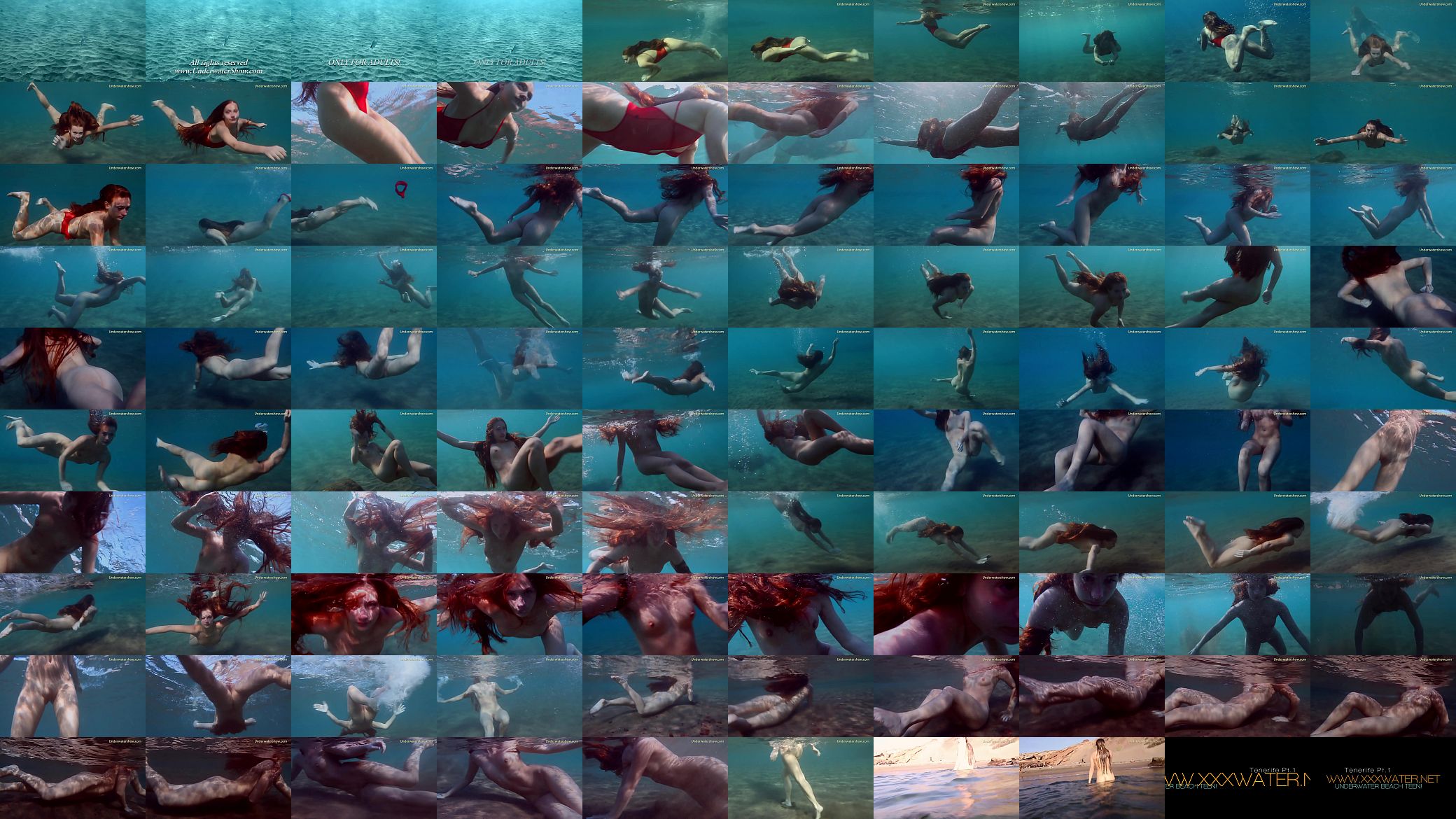 Underwatershow erotic young models in water 预览图