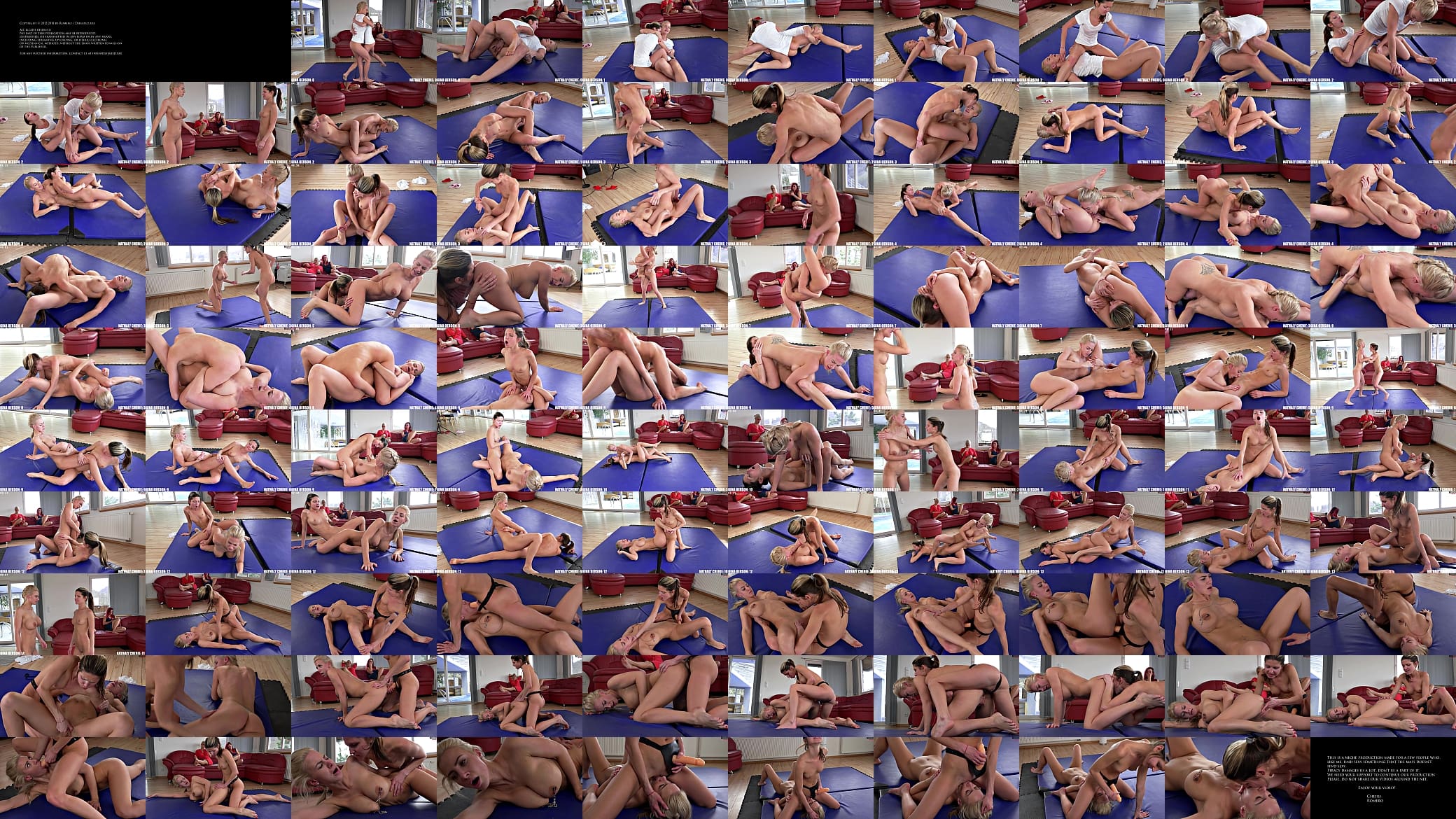 Competitive Hardcore Sexmatch - Blonde chick defeated &amp; fucked with strapon 预览图