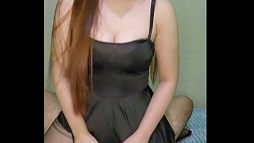 Perfect brunette Myla Angel fondles her tits and nipples!