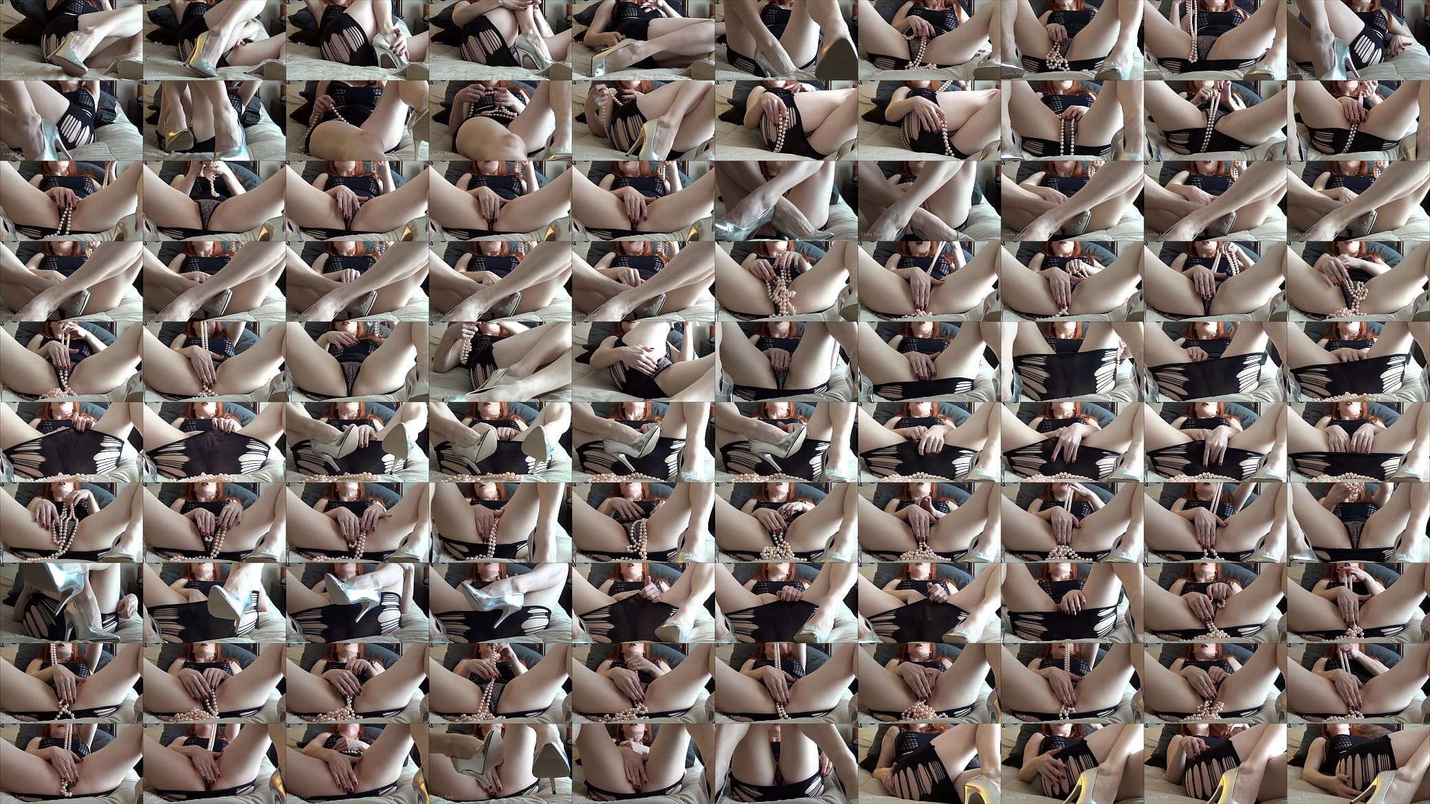 JOI maturbation Instruction w/ Pearls by Lady Fyre 预览图