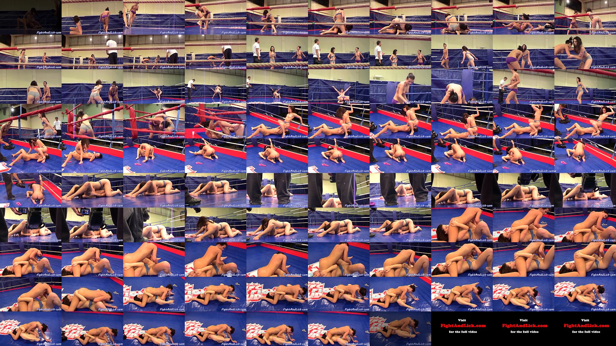 Lesbian babes wrestling and sixtynining 预览图
