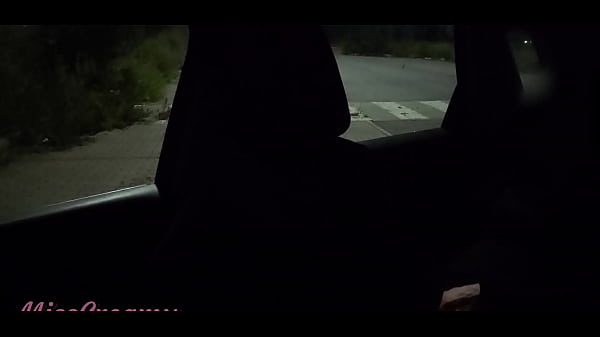 French Dogging - My wife in public parking squirts and fucks a voyeur - Caught by strangers - MissCreamy