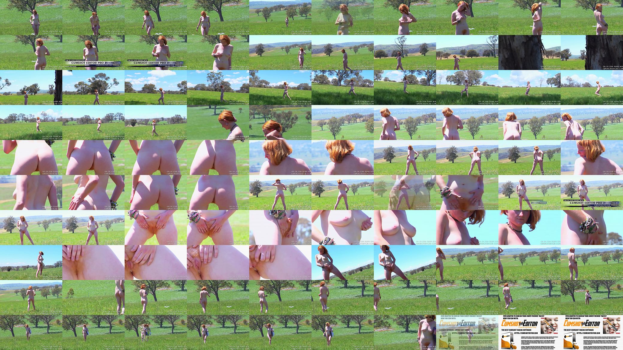 Wife Showing Her Naked Body In The Fields 预览图